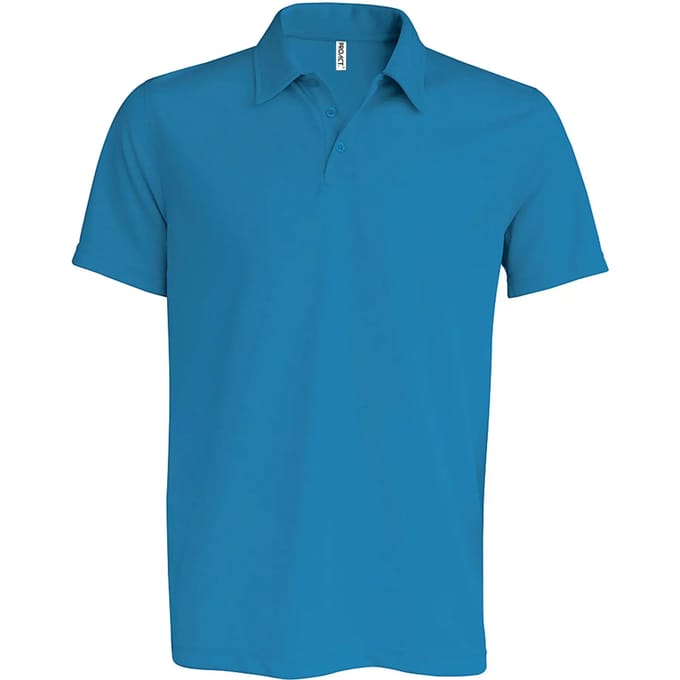 PROACT® Herensportpolo PA482 - Aqua Blue - M