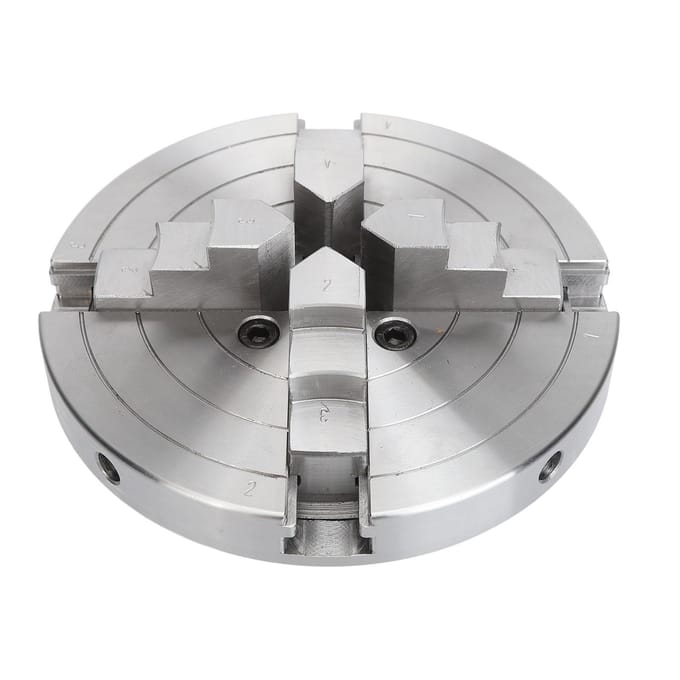 Mandrin de Tour 6 pouces 4 Mors 1POx8TPI Acier Allié Auto-Centrant Mandrin de Serrage Kit d'Accessoires