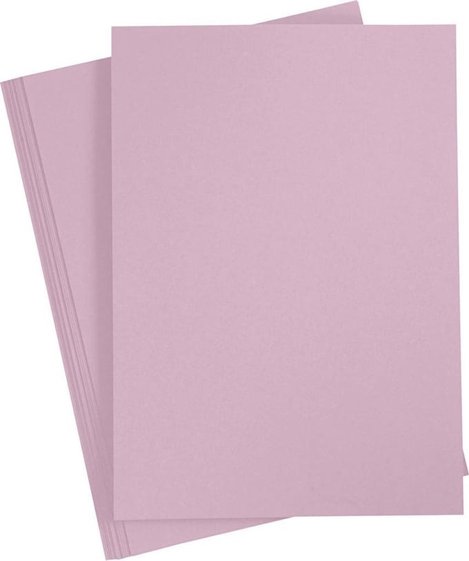 Creotime Karton 21 X 29,7 Cm 10 Stuks 220 G Lila
