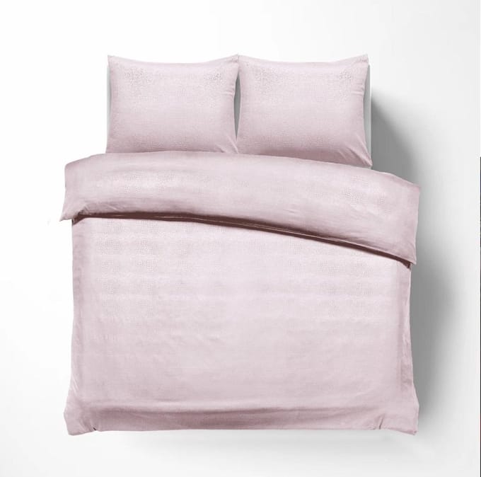 Husch Dekbedovertrek - Embossed Croco - 240x200/220 - Roze