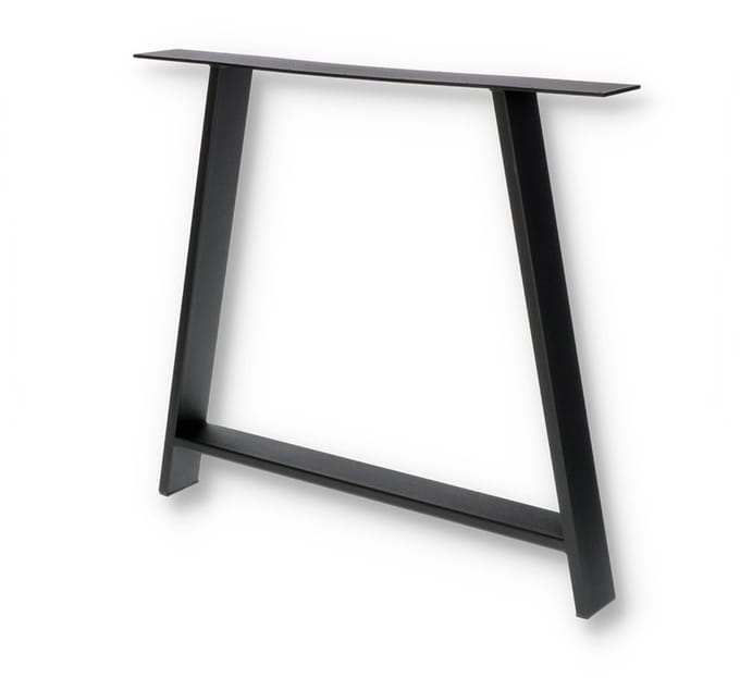 SEART GROUP - Stalen Tafel Poot - Type A - 80x71cm - Zwart Mat