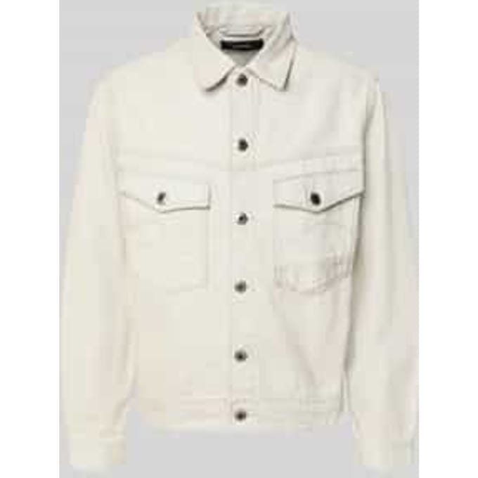 jeansjack met borstzakken model 'Dakota'