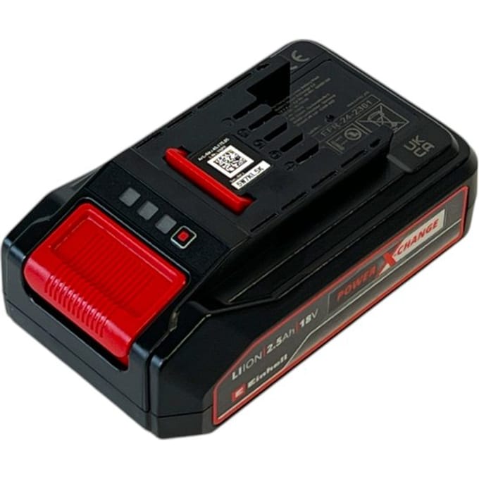 Einhell 2.5 Ah Accu - Power X-Change - 18 V/Li-ion - Max. vermogen: 720 W - Active Accu Management Systeem