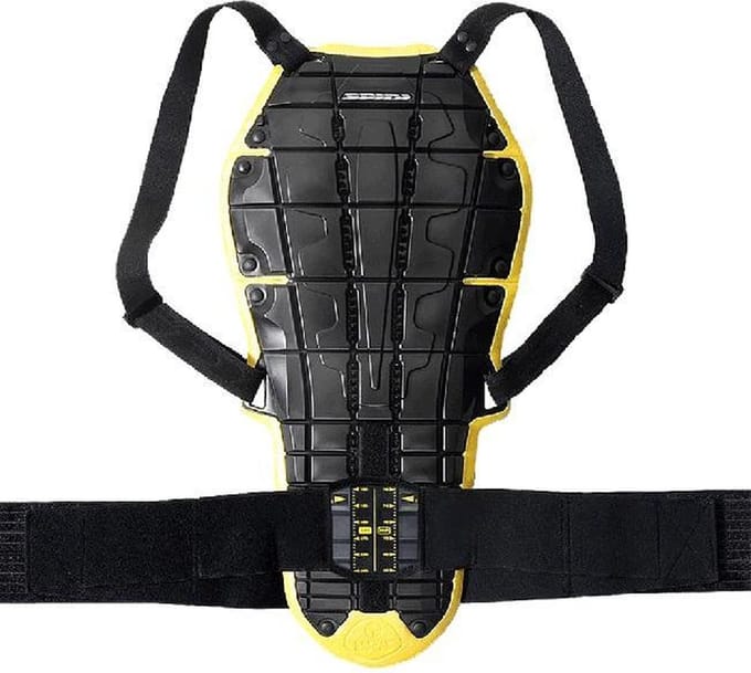 SPIDI BACK WARRIOR EVO Zwart Geel N