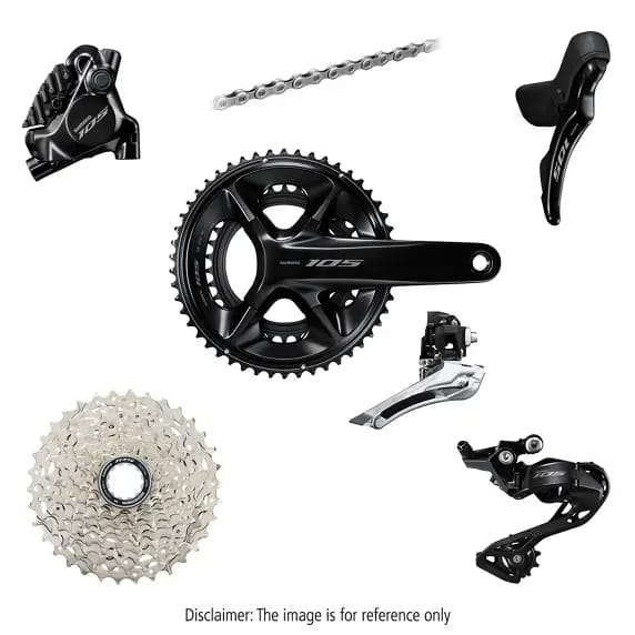 Volledige groep Shimano XTR M9200 Di2 52x36T