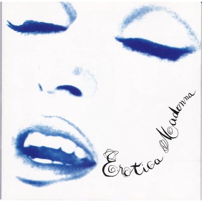 CD MADONNA Erotica 9450312 Maverick 1992 Pop US Occasion blue