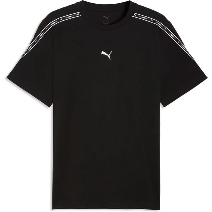 Puma T-shirt Heren Tape Tee Zwart - Maat M