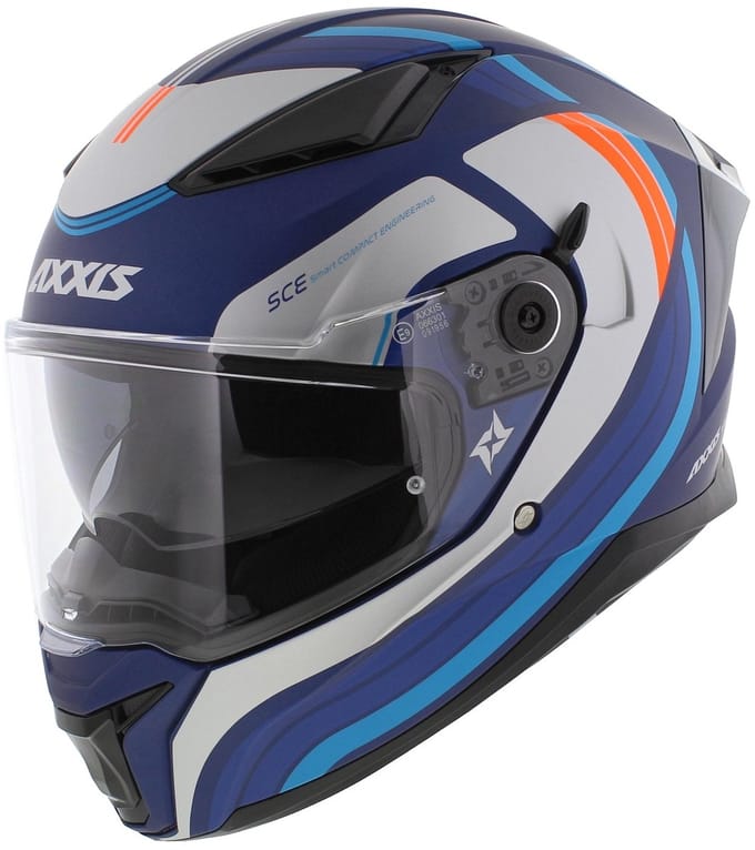 Axxis Panther SV integraalhelm Tribute C7 mat blauw S