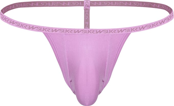 SUKREW G-String Pale Magenta - MAAT M - Heren Ondergoed - String voor Man - Mannen Thong