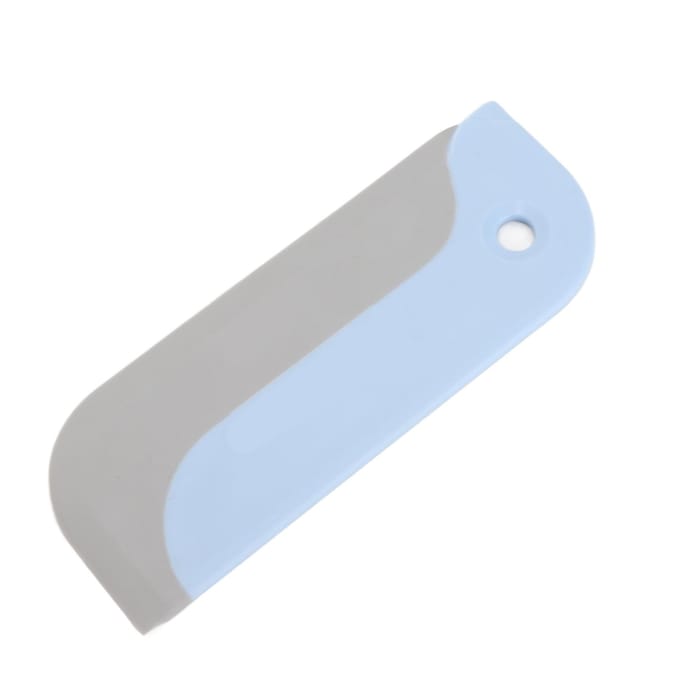 Kleine Rakel Waterafschraper Plastic Ergonomisch Afgeronde Rand Ophanggat Multifunctioneel Waterblad gray