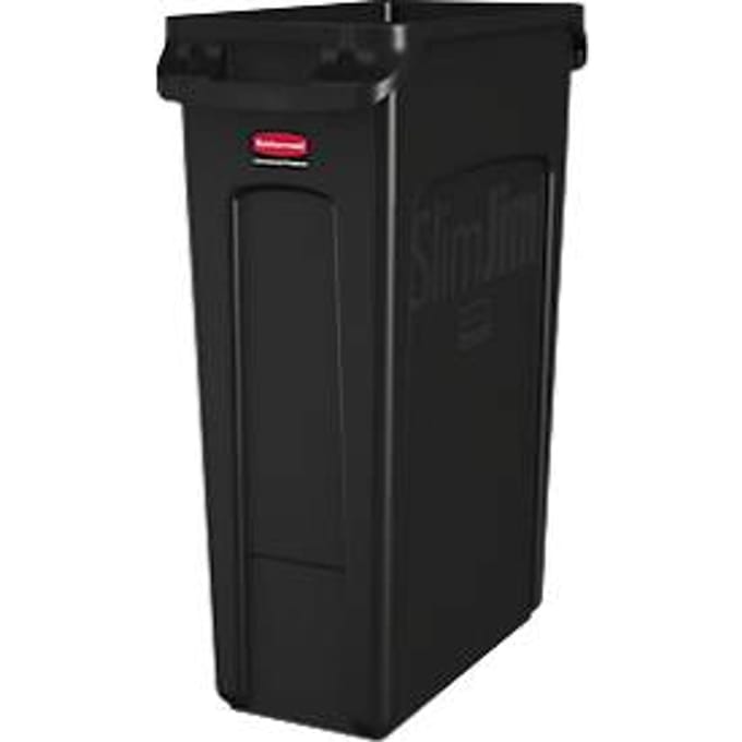Rubbermaid 1955959 Vented Slim Jim-Afvalbak - Kunststof - CP653
