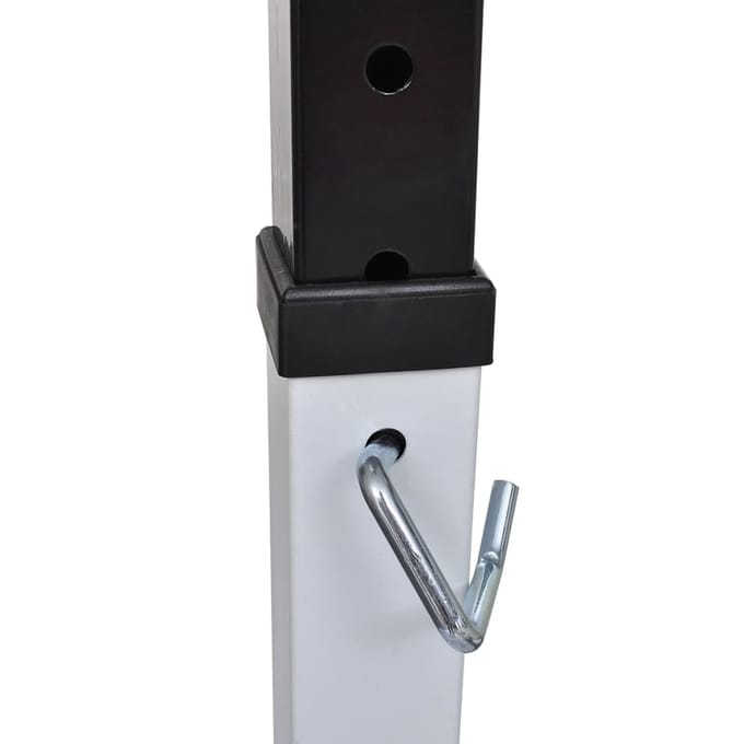 vidaXL - Halter-/squatrek - met - halterset - 30,5 - kg
