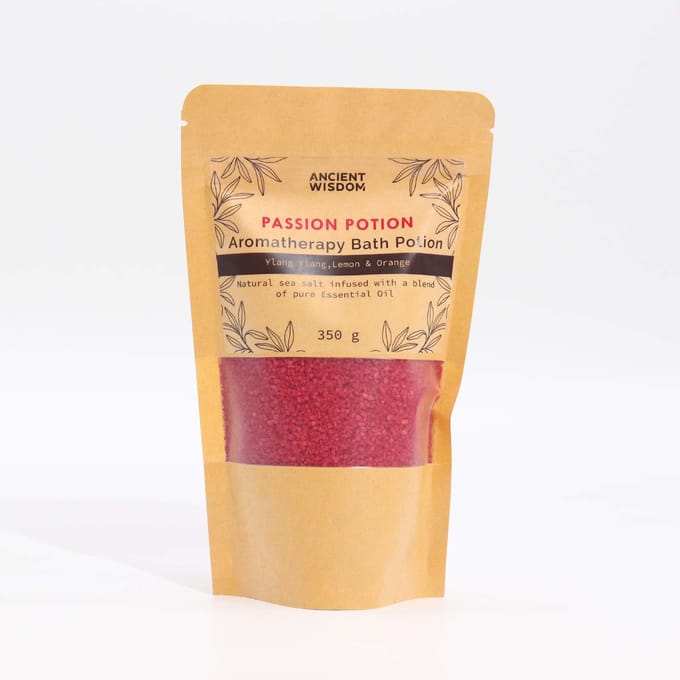 Aromatherapie Baddrankje in Kraftzak 350g - Passion