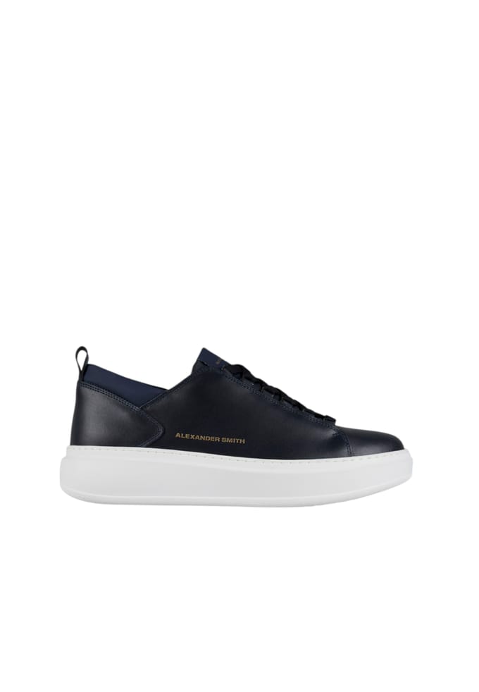 asbcwym-2264-ble Alexander Smith Man Blauw leer