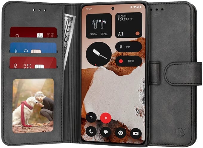 Hoesje geschikt voor Nothing CMF Phone 2 Pro - Techsuit Diary Book Wallet Case - Zwart
