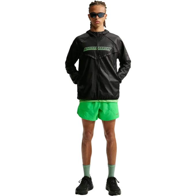 Nike Stride Swoosh Jacket - Zwart- Heren, Zwart M