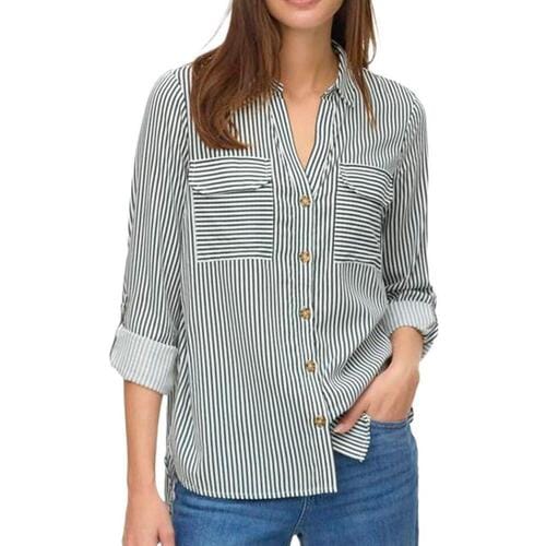 VERO MODA - VMBUMPY L/S SHIRT NEW WVN NOOS - Dames - Blouses