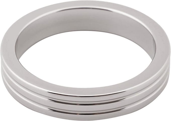 Cockring met groeven RVS 10 mm Ø 40 mm