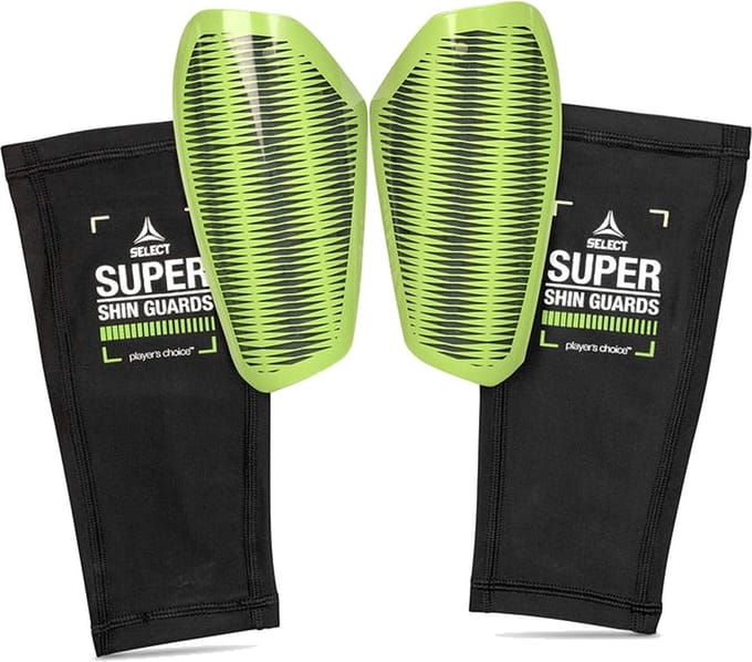 Select Super V25 Scheenbeschermer - Zwart / Groen | Maat: MEDIUM: 152-170 CM