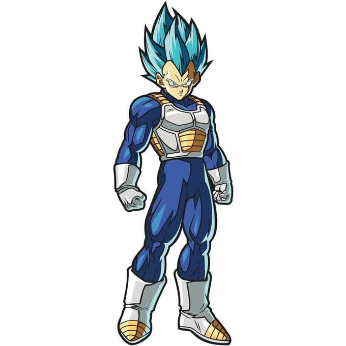 Stickers FiGPiN Dragon Ball Z Super Saiyan Vegeta
