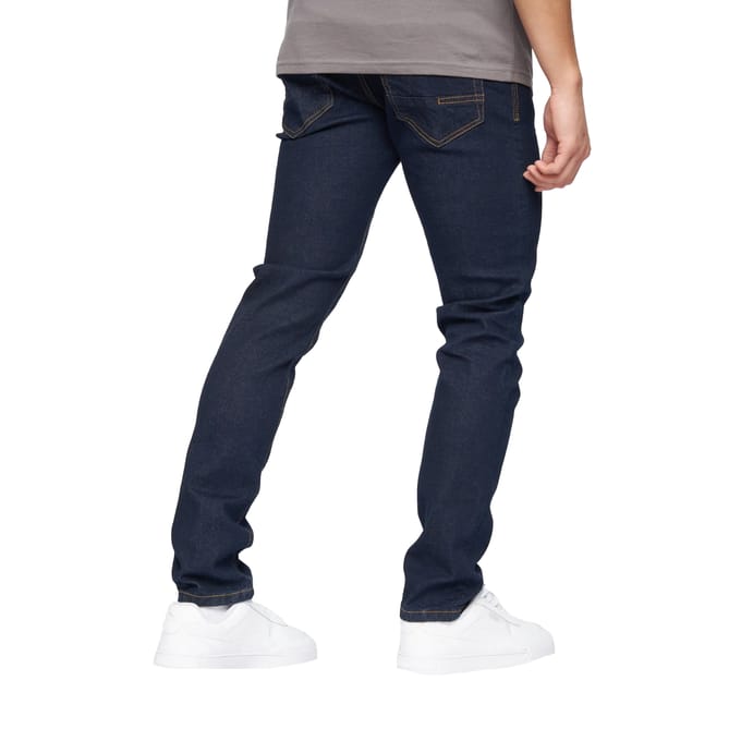 Crosshatch Heren Buraca Slim Jeans (Indigo)