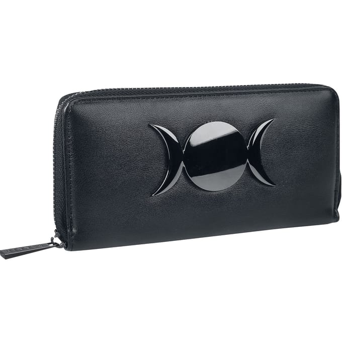 Banned - Gothic Portemonnee - Eclipse - voor Vrouwen - zwart