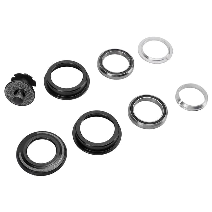 44mm Fiets Balhoofd Dubbele Lagers Mountainbike Voorvork Stuurpen Balhoofd voor Fietsen zwart