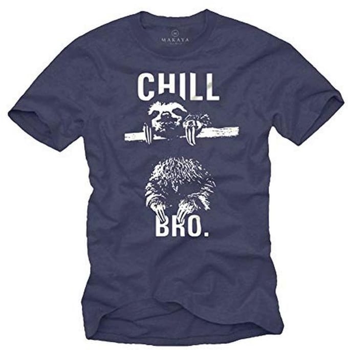 Grappige T-Shirts met Spreuken voor Heren - Chill Bro Luiaard