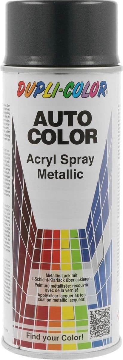 Dupli-Color - autoreparatielak spuitbus - AutoColor - 400 ml - grijs metallic