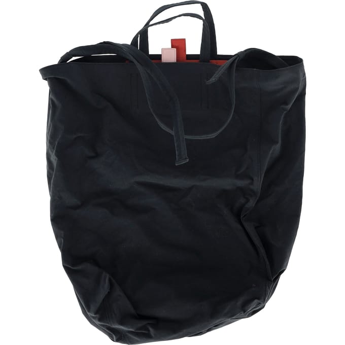 Acne Studios Baker Tote in Zwarte Katoen