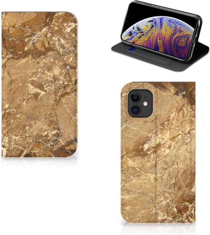 Apple iPhone 11 Standcase Marmer Creme