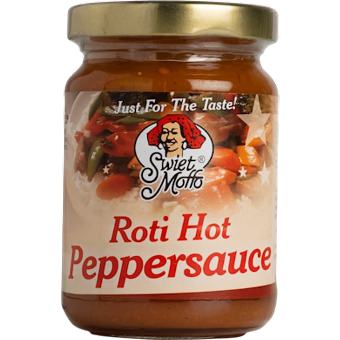 Roti hot peppersauce