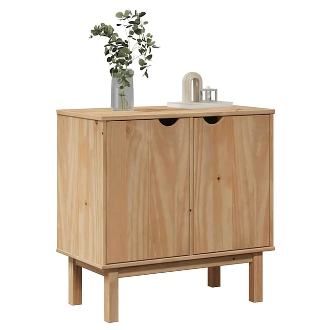 vidaXL - Gangkast - OTTA - 75x40x75 - cm - massief - grenenhout