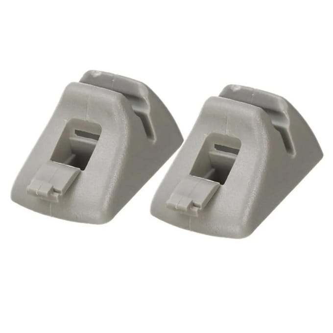 Paire de clips de retenue de pare-soleil gris, pour Ford Focus 2000 2001 2002 2003 2004 2,3l gray