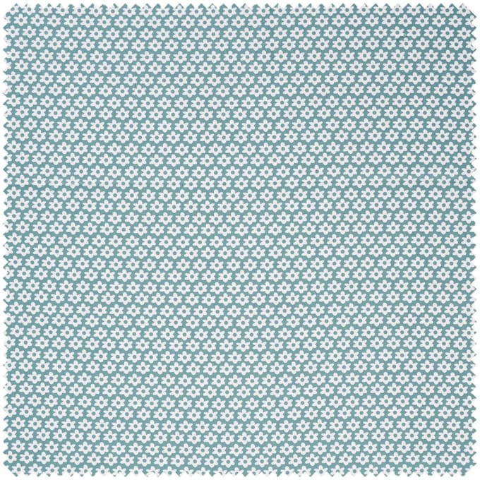 Katoenen poplin stof "Daisy" - Dusty green
