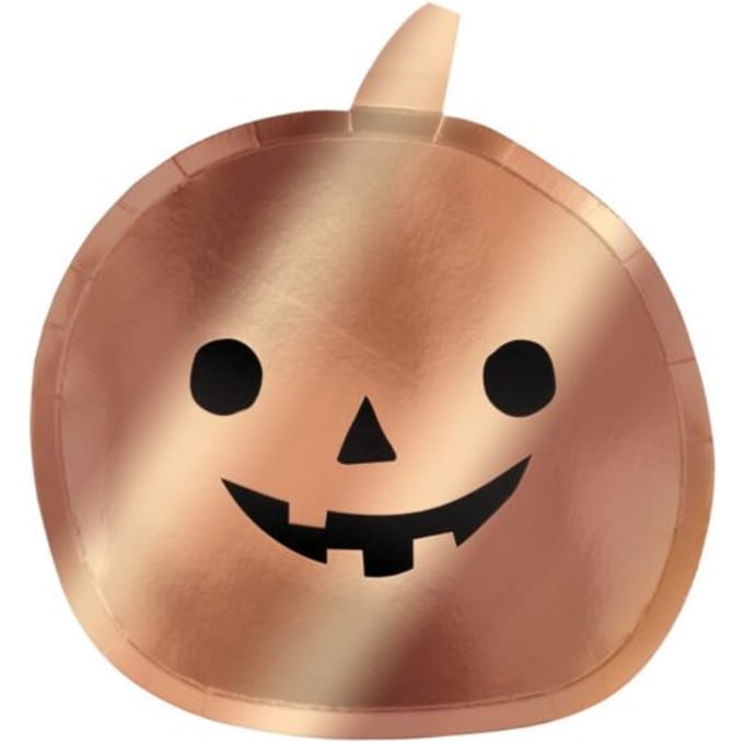 Meri meri halloween borden pompoen - koper