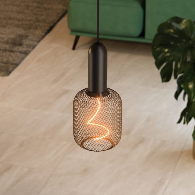 Ledvance LED Armatuur E27 | Vintage 1906 PenduLum Round Black