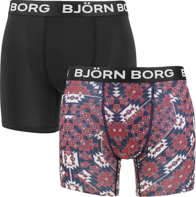 Björn Borg heren performance 2P boxers print multi