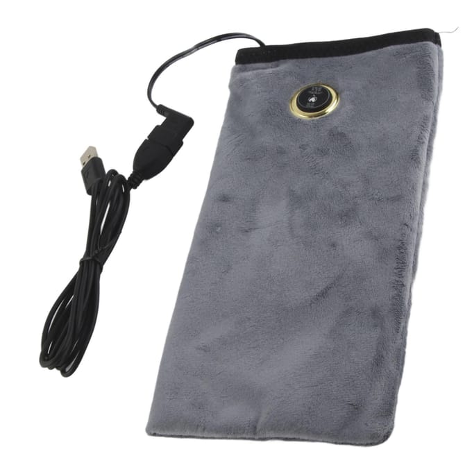 Verwarmde Beauty Handwanten USB 3 Instellingen Elektrische Warmhoudwanten voor SPA Handverzorging Grijs grijs