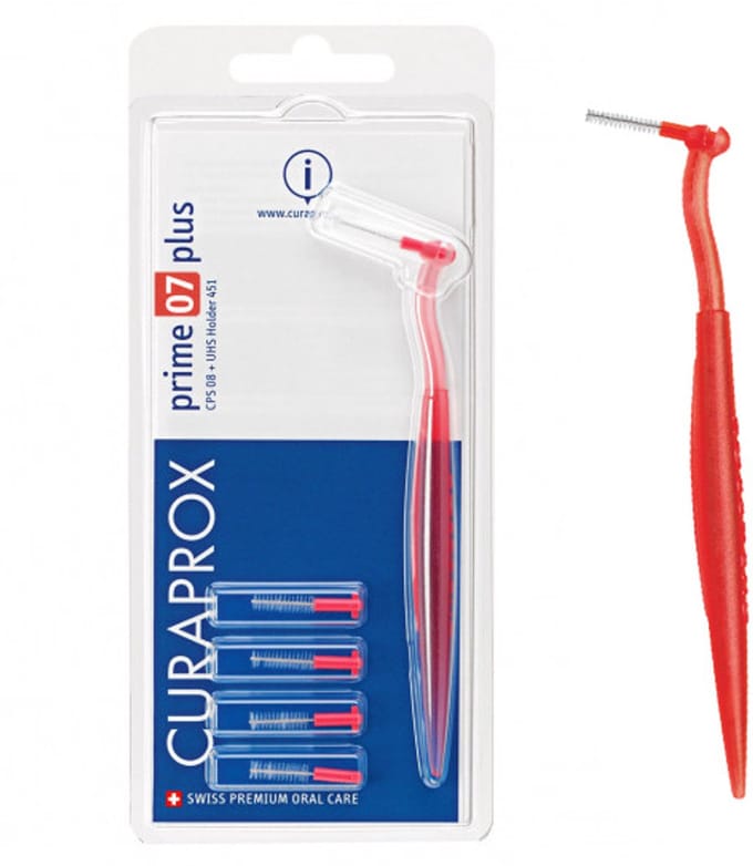 Curaprox Prime Plus 07 met houder - Rood