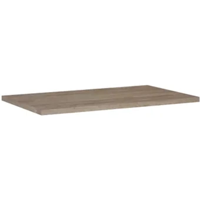 Elita Wastafelblad - Mdf - Pvc - Eiken - 72,2x46,4cm