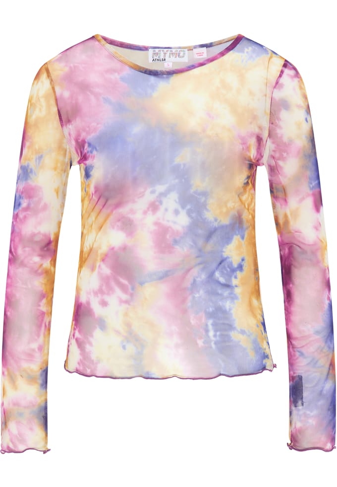 Mymo Mesh Shirt Dames paarse lucht