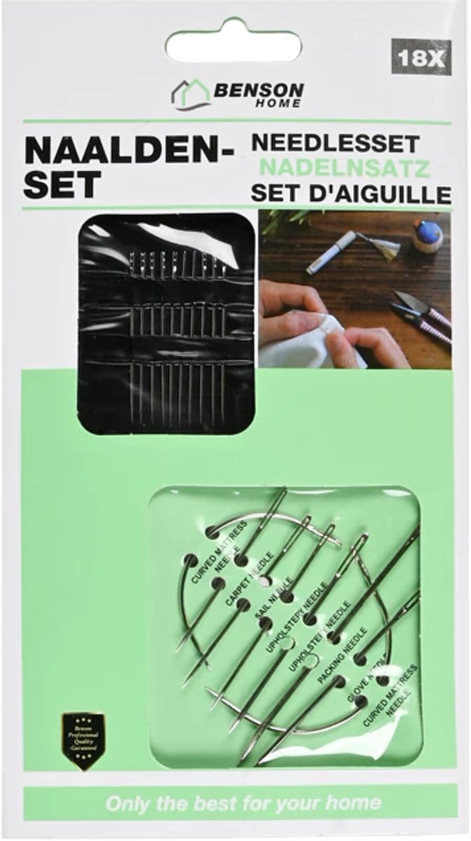 Han‑Bar® Complete Naalden set – 2 x 18-delige Set + Kledingrolmaat
