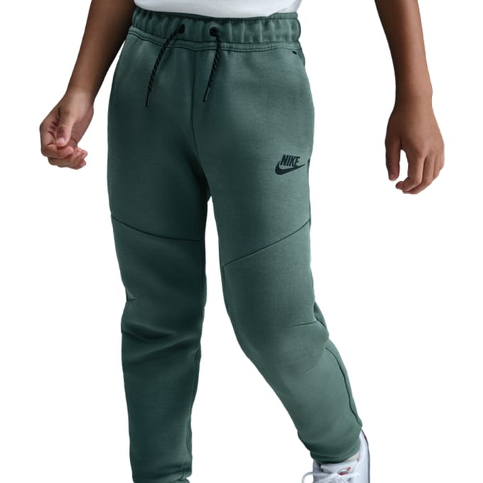 Nike Tech Fleece Broeken Kinder - Groen - Maat 122 - 128 CM