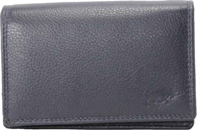 Compacte Leren Dames Portemonnee Zwart - Ideale Dames Portemonnee Zwart Leer