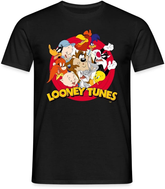 Looney Tunes Groep T-Shirt Heren