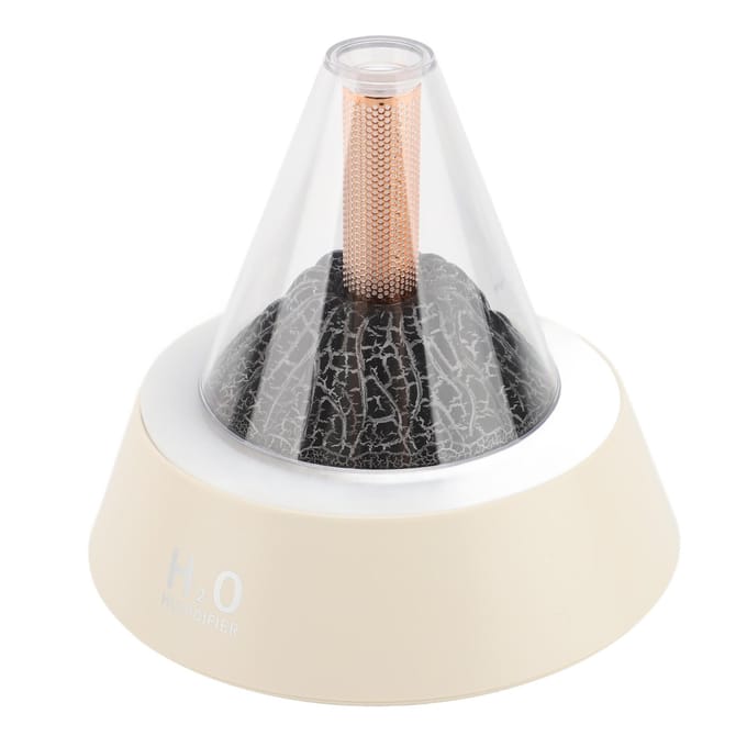 Vlam Aroma Diffuser Automatische Kleurrijke Vlam Geur Diffuser Luchtbevochtiger met Automatische Uitschakeling wit