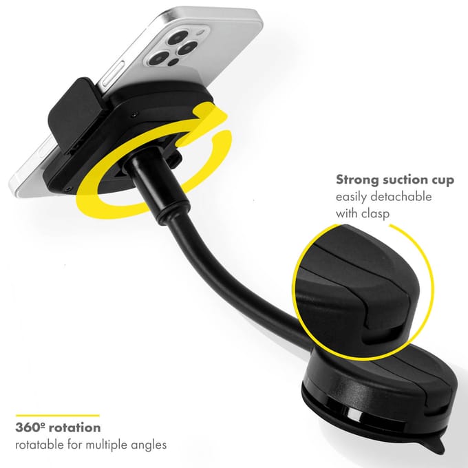 Accezz Universele Telefoonhouders Auto - GSM Houder Auto - Telefoonhouder Auto Dashboard - Zwart