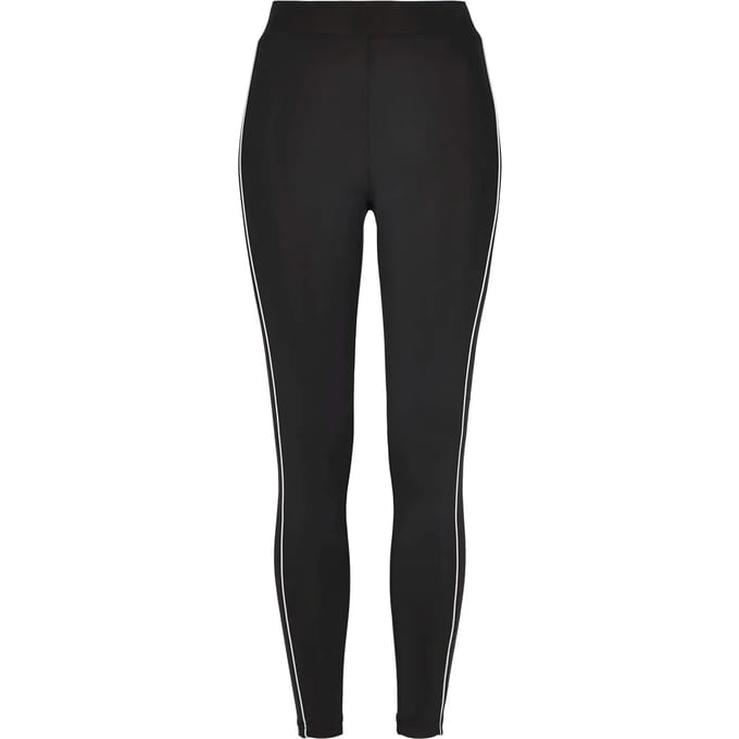 Urban Classics - High Waist Reflective Sportlegging - XS - Zwart
