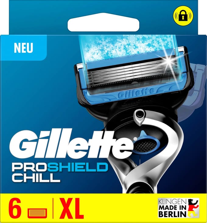 Gillette Scheermesjes, ProShield Chill, 6 St
